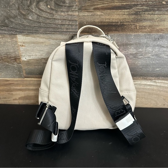 🆕 Betsey Johnson Hearts Backpack Quilted Small Bisque Beige NWT Other - Picture 8 of 8